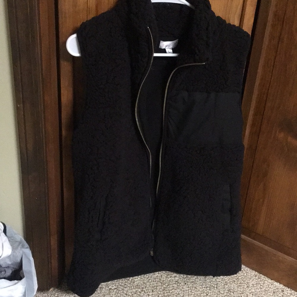 Shearling vest
